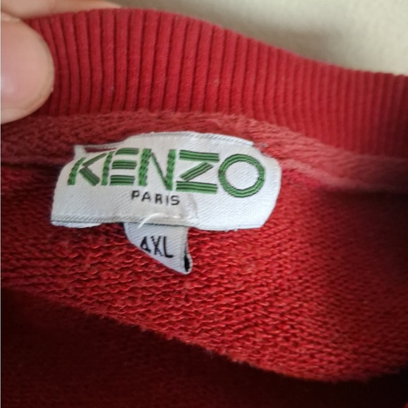 Red Tiger Embroidered Men's Sweater - Picture 3 of 5